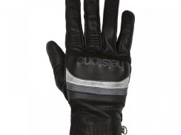 Gants cuir hiver Helstons Bora noir / gris