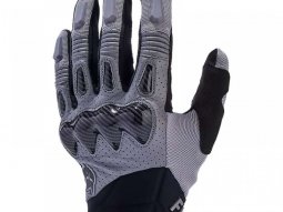 Gants cuir / textile Fox Racing Bomber CE steel gray