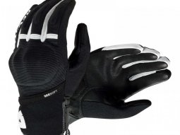 Gants cuir / textile RevâIt Mosca 2 black / white