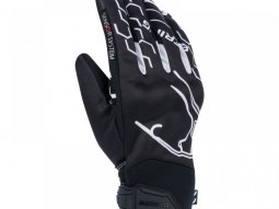 Gants textile Bering Walshe noir / blanc