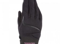 Gants textile femme Tucano Urbano Miky noir / rose