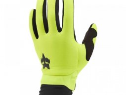 Gants textile  Fox Racing Defend Thermo CE yellow fluo