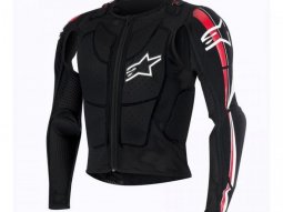 Gilet de protection Alpinestars BIONIC PLUS noir / rouge / blanc