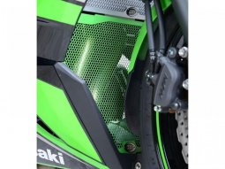 Grille de protection de collecteur R&G Racing verte Kawasaki Ninja 650