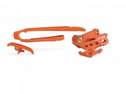 Guide et patin de chaîne Acerbis KTM EXC / EXCF 12-16 Orange Brillant