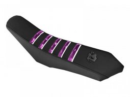 Housse de selle BKS Evo Black V2 Chrome noir / rose Sherco 2013-