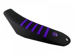 Housse de selle Step Up BKS Evo noir / violet pour 50 Derbi DRD Pro 06-1
