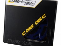 Kit chaîne Doppler bleu 13x53 428 Sherco Enduro / SM