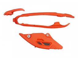 Kit patin et guide chaîne Ufo Orange KTM SX / SXF depuis 2023