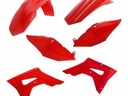 Kit plastique Acerbis Honda CRF 250RX 19-21 rouge Brillant