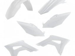 Kit plastique Acerbis Honda CRF 450R 19-20 Blanc Brillant