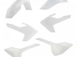 Kit plastique Acerbis Husqvarna TE / FE 2017 Blanc Brillant