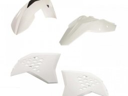 Kit plastique Acerbis KTM 150 SX 09-10 Blanc Brillant