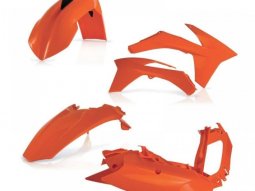Kit plastique Acerbis KTM 400 / 530 / 450 / 500 EXCF 12-13 Orange Brillant