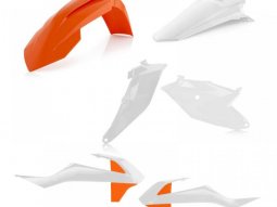 Kit plastique Acerbis KTM 85 SX 18-23 orange2 / blanc (couleur origine 1