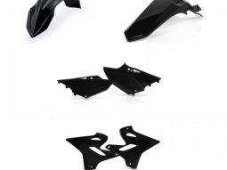 Kit plastique Acerbis Yamaha 125 / 250 YZ 15-21 Noir Brillant
