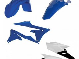 Kit plastique Acerbis Yamaha 250 WR-F 2019 Bleu / Blanc / Noir Brillant