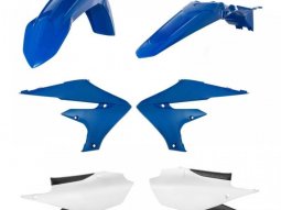 Kit plastique Acerbis Yamaha 250 YZ-F 19-20 Blanc / Bleu Brillant