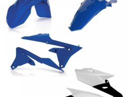 Kit plastique Acerbis Yamaha 450 WR-F 2018 Blanc / Bleu Brillant