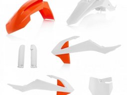 Kit plastique complet Acerbis Gas Gas 65 MC 21-23 Blanc / Orange Brillan