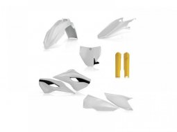 Kit plastique complet Acerbis Husqvarna 250 FC 2014 Blanc / Jaune Brilla