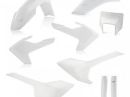 Kit plastique complet Acerbis Husqvarna 250 FE 2019 Blanc Brillant