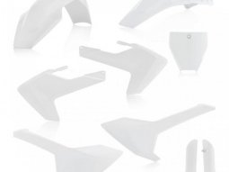 Kit plastique complet Acerbis Husqvarna 85 TC 2019 Blanc Brillant