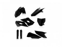 Kit plastique complet Acerbis Husqvarna TE / FE 2014 Noir Brillant