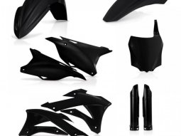 Kit plastique complet Acerbis Kawasaki 85 / 100 KX 14-21 Noir Brillant