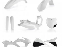 Kit plastique complet Acerbis KTM 125 SX 2015 Blanc Brillant