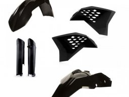 Kit plastique complet Acerbis KTM EXC / EXC-F 08-11 Noir Brillant
