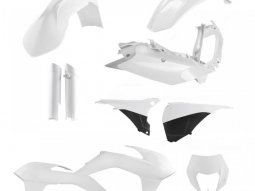 Kit plastique complet Acerbis KTM EXC / EXC-F 14-16 Blanc Brillant
