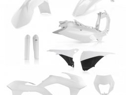Kit plastique complet Acerbis KTM EXC / EXC-F 2016 Blanc Brillant