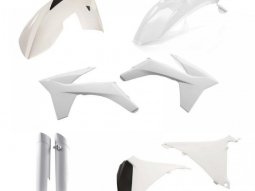 Kit plastique complet Acerbis KTM EXC / EXCF 12-13 Blanc Brillant