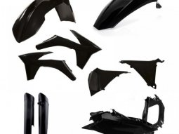 Kit plastique complet Acerbis KTM EXC / EXCF 12-13 Noir Brillant