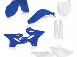Kit plastique complet Acerbis Yamaha 250 YZ 2018 Bleu / Blanc Brillant