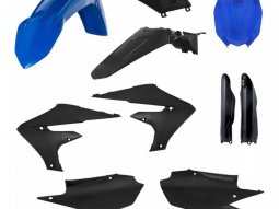 Kit plastique complet Acerbis Yamaha 250 YZ-F 19-23 Noir / Bleu Brillant