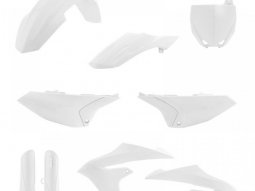 Kit plastique complet Acerbis Yamaha 65 YZ 18-23 Blanc Brillant