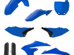 Kit plastique complet Acerbis Yamaha 65 YZ 18-23 Bleu / Blanc / Noir Brill