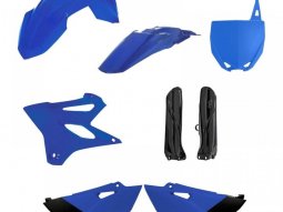 Kit plastique complet Acerbis Yamaha 85 YZ 19-21 Bleu / Blanc / Noir Brill