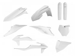 Kit plastique complet Polisport Blanc