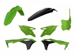Kit plastique Polisport Kawasaki 250 KX-F 2020 vert / noir
