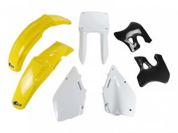 Kit plastique Ufo Jaune / Blanc RM 125 / 250cc 96-98