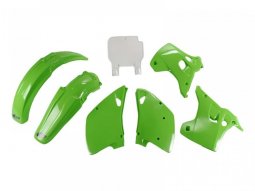 Kit plastique Ufo Vert / Blanc KX 125 / 250cc 92-93