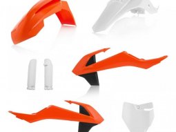 Kit plastiques complet Acerbis KTM 65 SX 16-21 orange / noir / blanc...