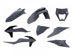 Kit plastiques Polisport pour KTM 150 EXC TPI 20-22 gris nardo