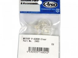 Kit visserie visiÃ¨re Arai pour casque MX V / VX 3 / VX Pro J /...