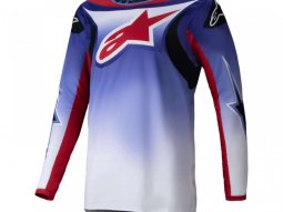 Maillot cross Alpinestars Fluid Wurx purple / bright red