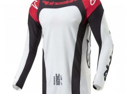 Maillot cross Alpinestars Techstar Ocuri mars red / white / black