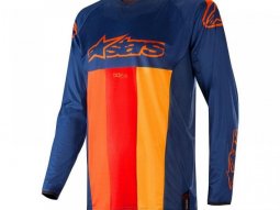 Maillot cross Alpinestars Techstar Venom bleu foncÃ© / rouge /...